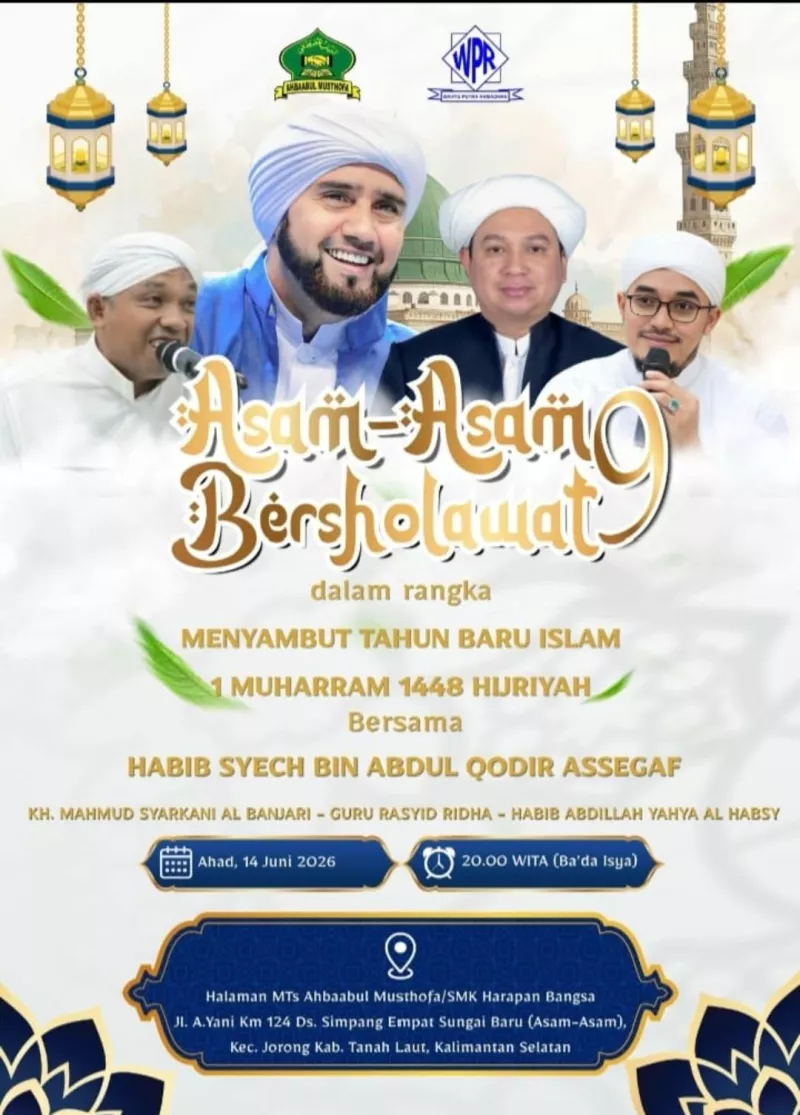 Asam Asam Bersholawat dalam rangka Menyambut Tahun Baru Islam bersama Habib Syech